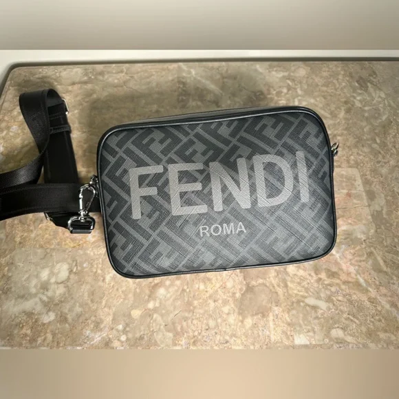 Fendi | Bags | Fendi Logo Camera Case Bag Zucca Coated Canvas
